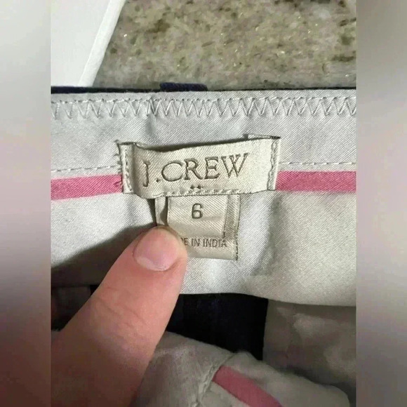 J. Crew Women’s Navy Blue Cropped Dress Pants - Size 6 - Picture 5 of 6